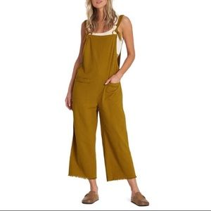 Billabong Run Wild Crop Jumpsuit Medium NWT
